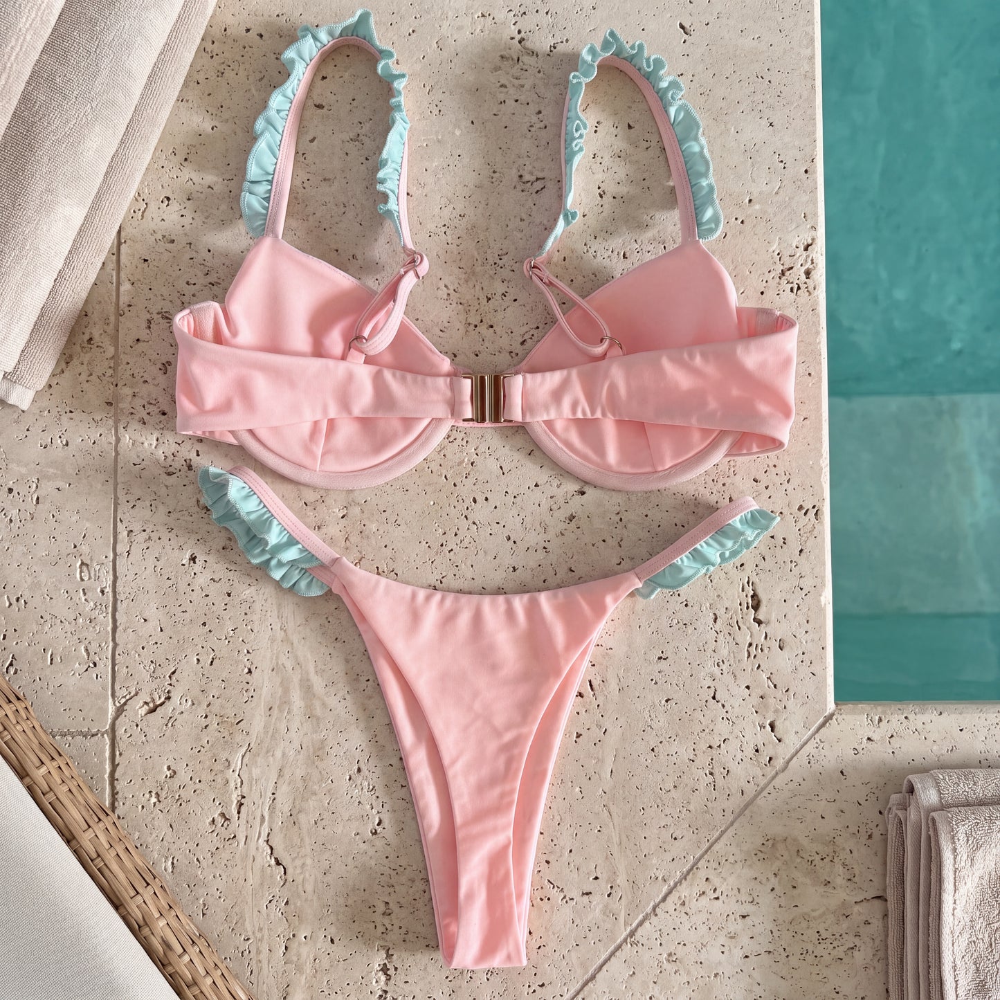 Underwire Bikini Set – Rose