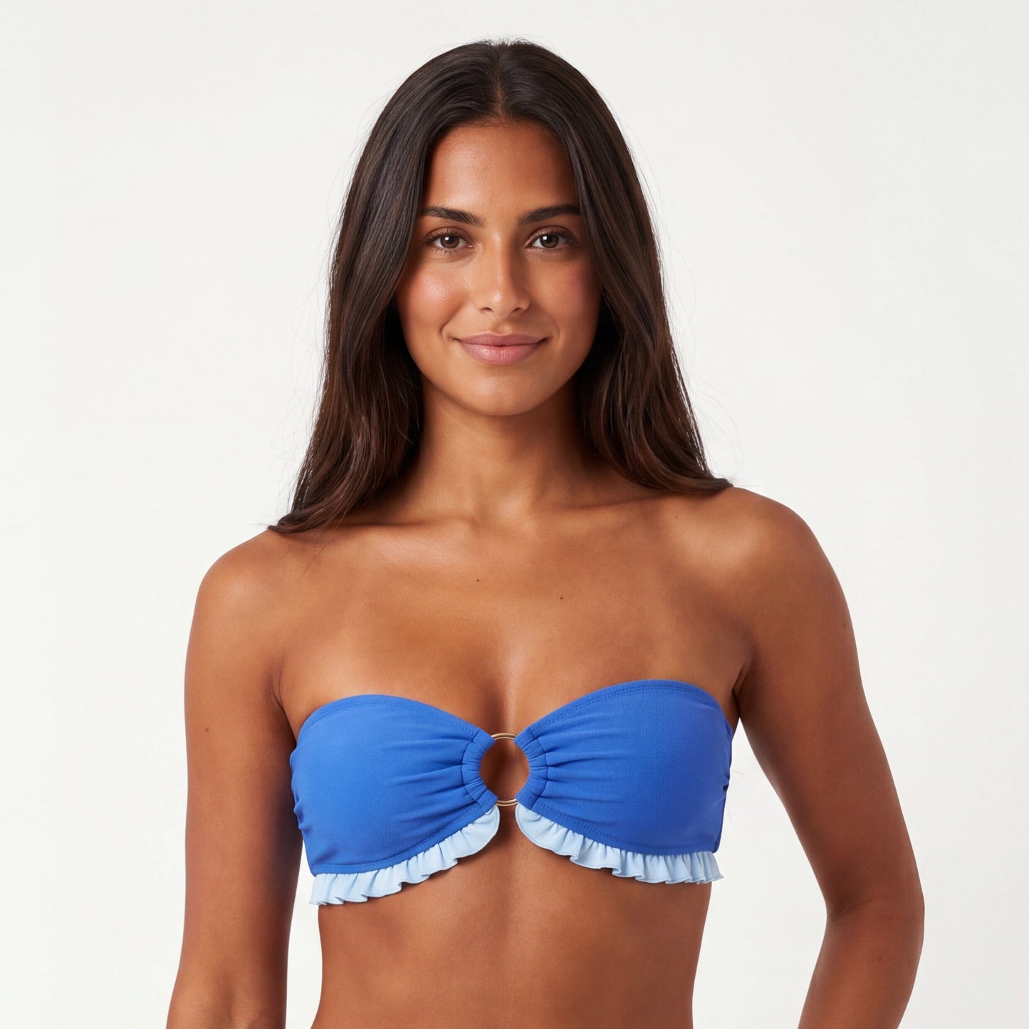 Bandeau Bikini Top – Sky