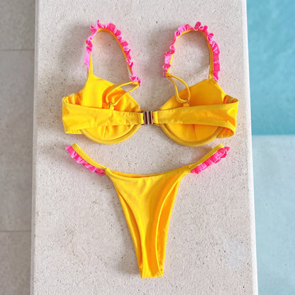 Underwire Bikini Set – Yellow