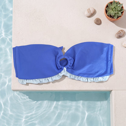 Bandeau Bikini Top – Sky