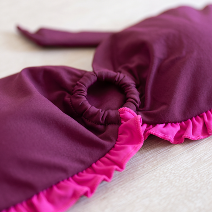 Bandeau Bikini Top – Berry
