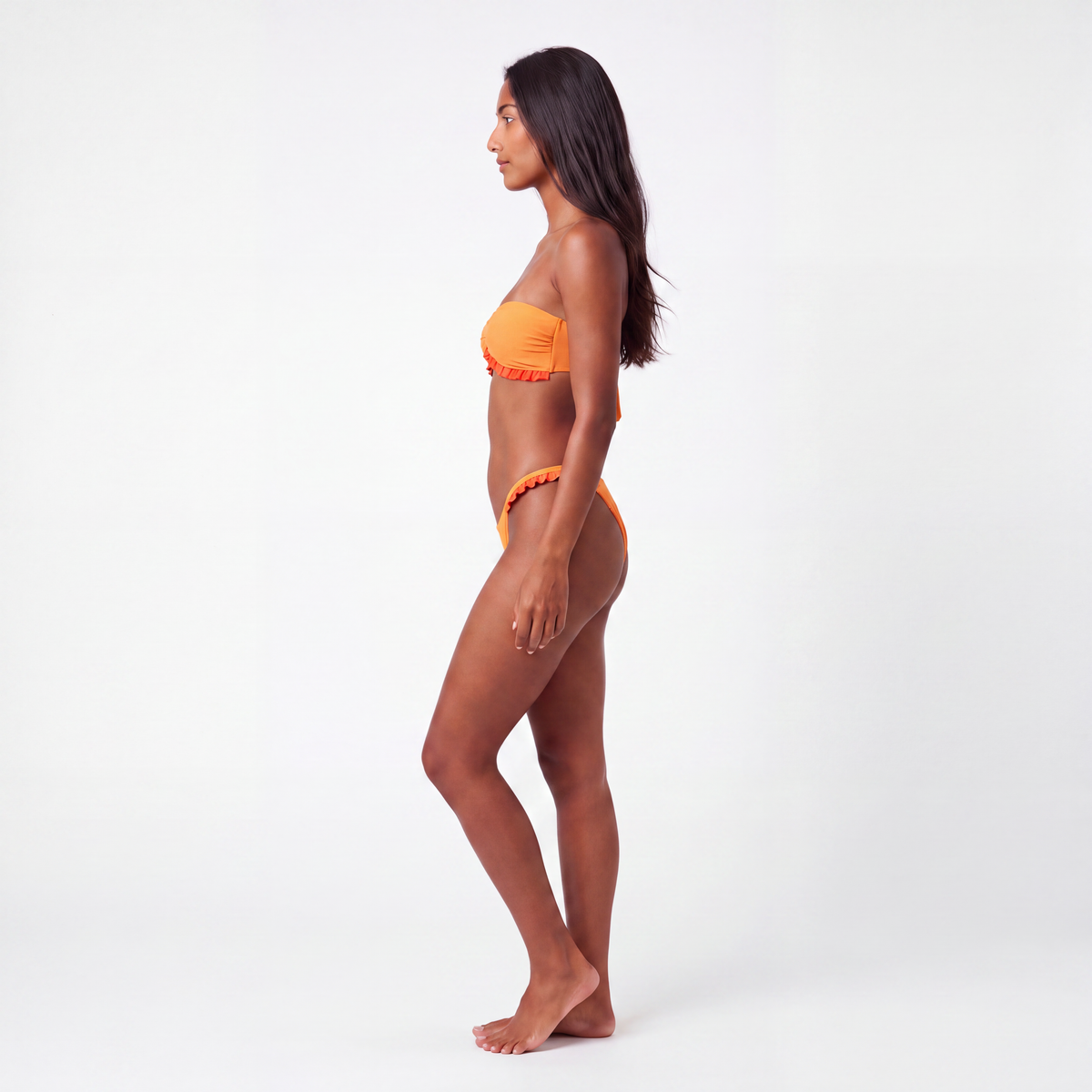 Bandeau Bikini Set - Flames